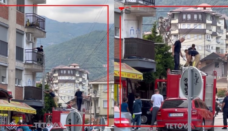 Fëmija mbyll dyert e banesës dhe ngujohet brenda  intervenon ekipi i zjarrfikësve të Tetovës