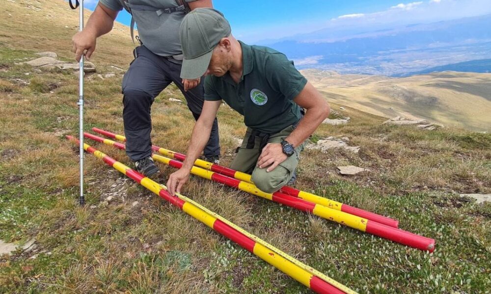 VANDALIZËM NË MALIN SHARR  Dëmtohen shtyllat që orientonin alpinistët